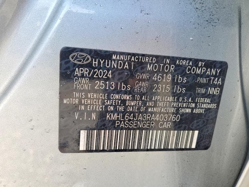 2024 HYUNDAI SONATA SEL 12