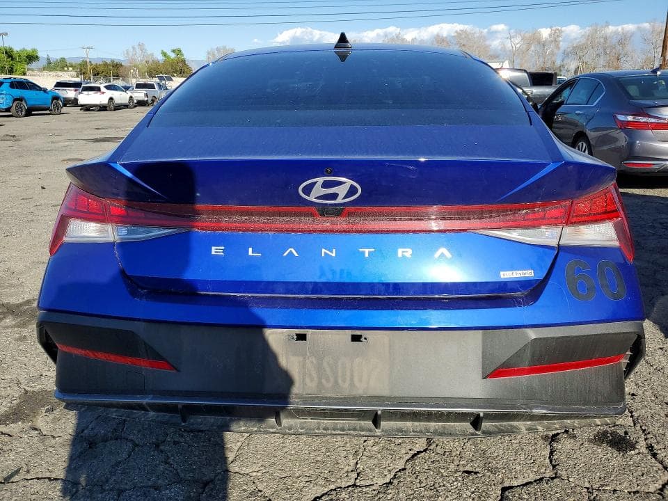 2025 HYUNDAI ELANTRA BLUE 6