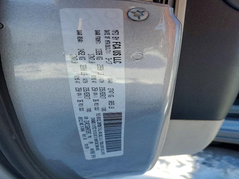 2017 CHRYSLER PACIFICA TOURING 13