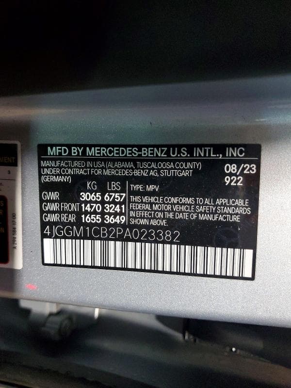 2023 MERCEDES-BENZ EQE SUV 350 4MATIC 14