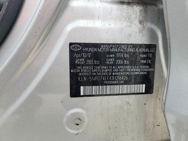 2018 HYUNDAI ELANTRA SE 13