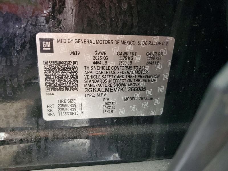 2019 GMC TERRAIN SLE 13