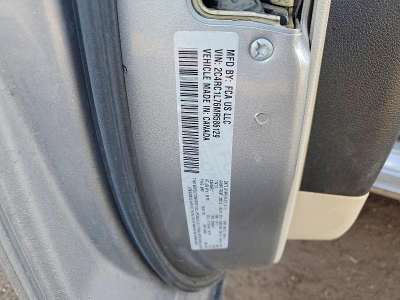 2021 CHRYSLER PACIFICA HYBRID TOURING L 12