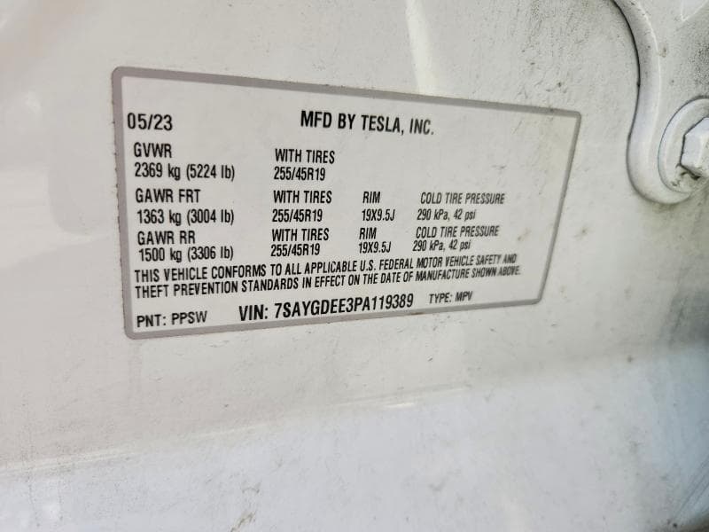 2023 TESLA MODEL Y 12