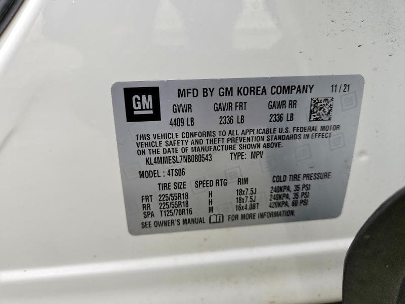 2022 BUICK ENCORE GX SELECT 13