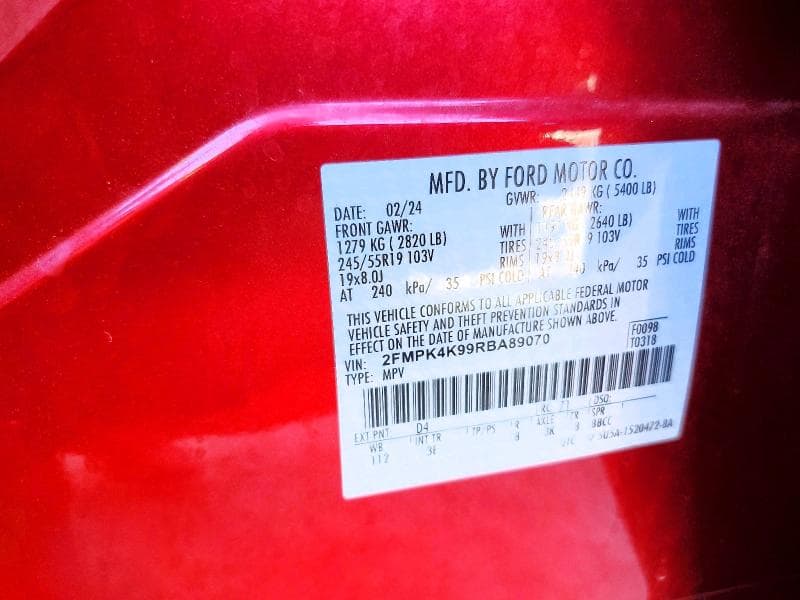 2024 FORD EDGE TITANIUM 12