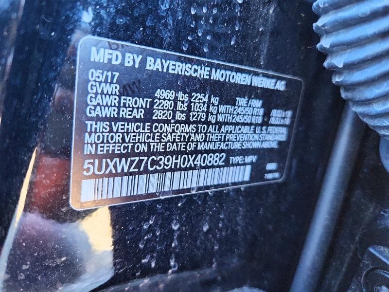2017 BMW X3 SDRIVE28I 14