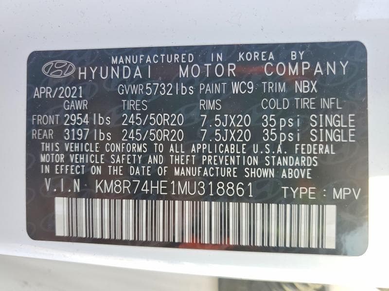 2021 HYUNDAI PALISADE CALLIGRAPHY 14