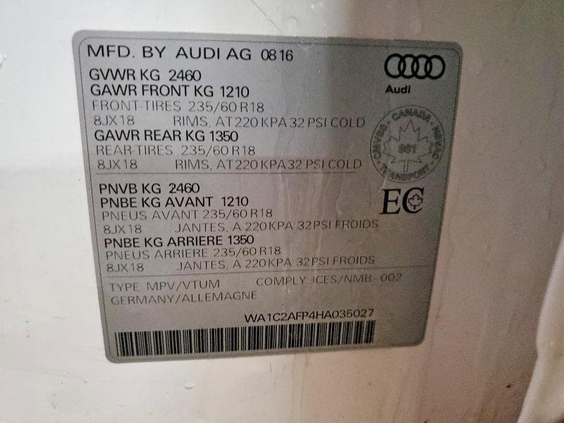 2017 AUDI Q5 PREMIUM 13