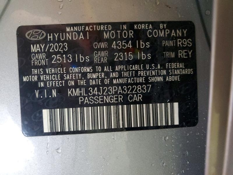 2023 HYUNDAI SONATA LIMITED 13