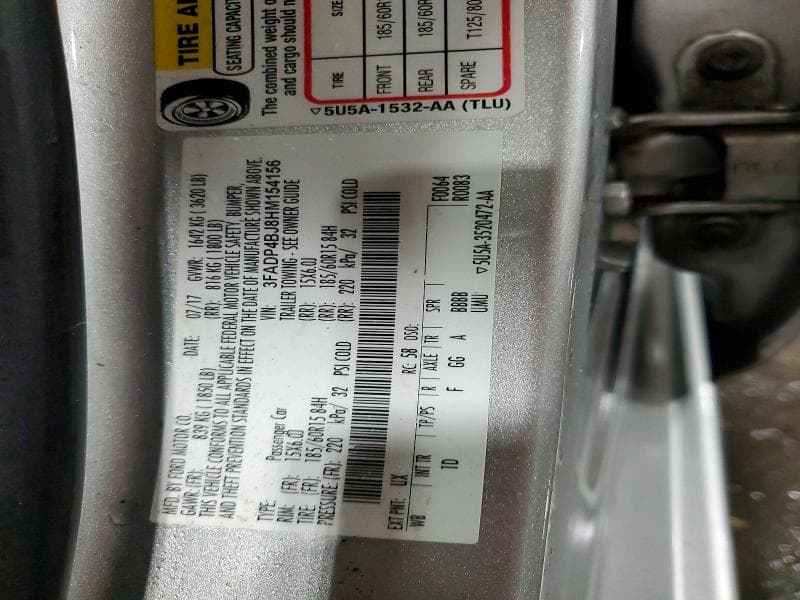2017 FORD FIESTA SE 13