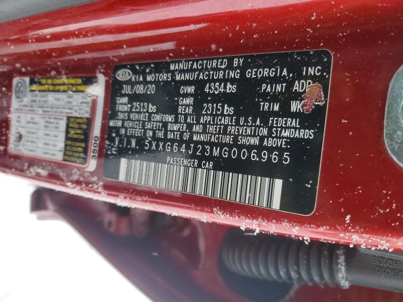 2021 KIA K5 GT LINE 12