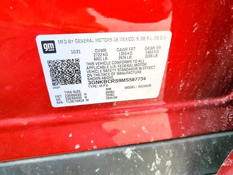 2021 CHEVROLET BLAZER 2LT 12