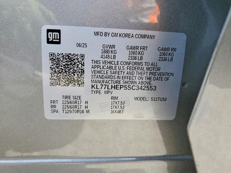 2025 CHEVROLET TRAX 1LT 14
