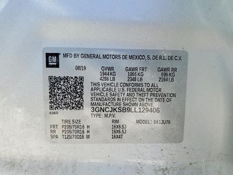 2020 CHEVROLET TRAX LS 13