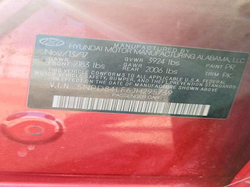 2018 HYUNDAI ELANTRA SEL 12