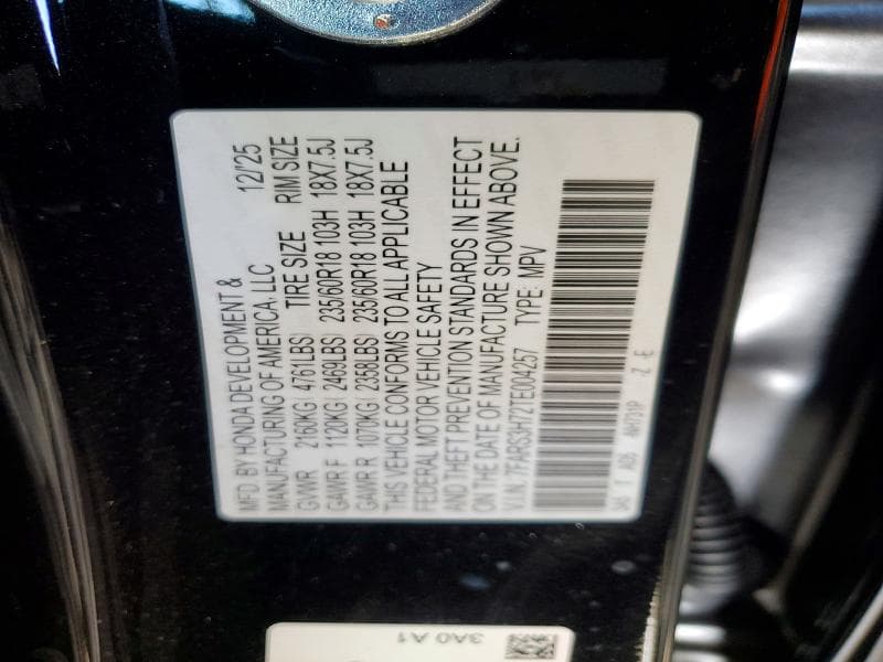 2026 HONDA CR-V EXL 14