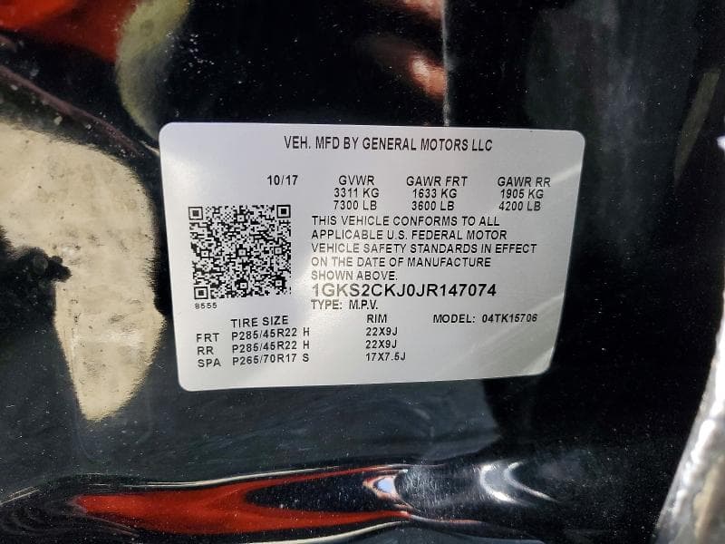 2018 GMC YUKON DENALI 13