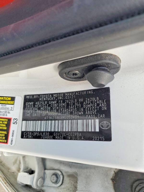 2021 TOYOTA CAMRY XSE V6 13