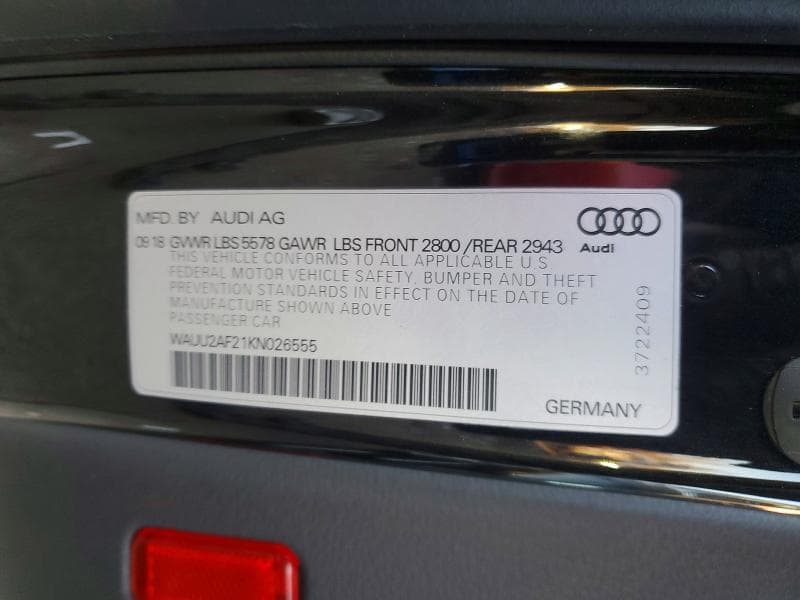 2019 AUDI A7 PREMIUM PLUS S-LINE 12
