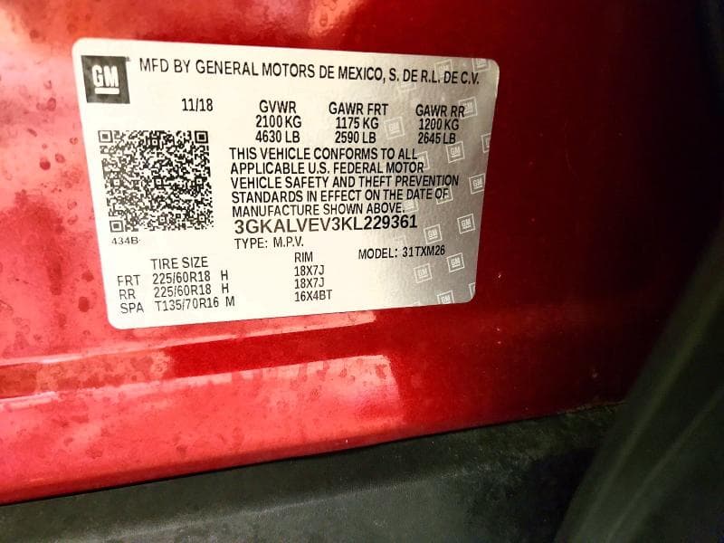 2019 GMC TERRAIN SLT 13