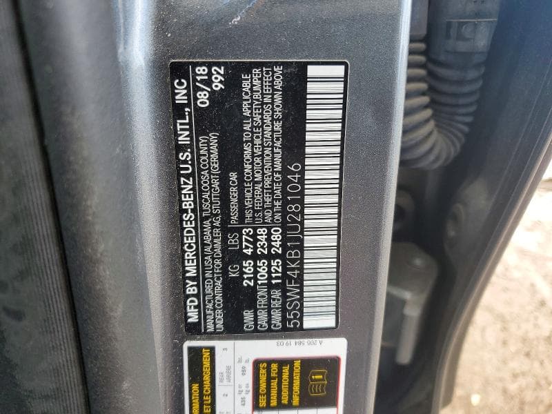 2018 MERCEDES-BENZ C 300 4MATIC 12