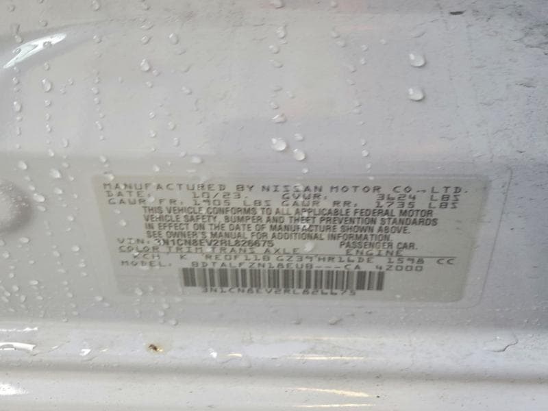 2024 NISSAN VERSA SV 12