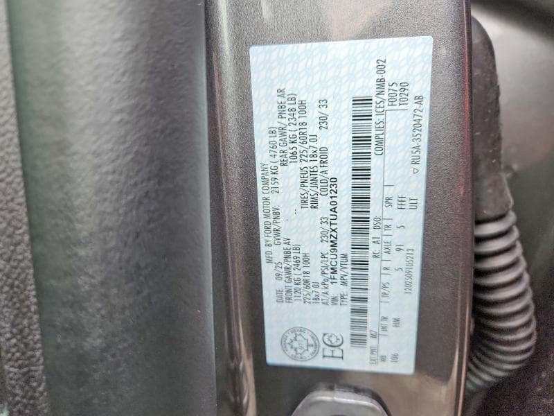 2026 FORD ESCAPE ST LINE 13