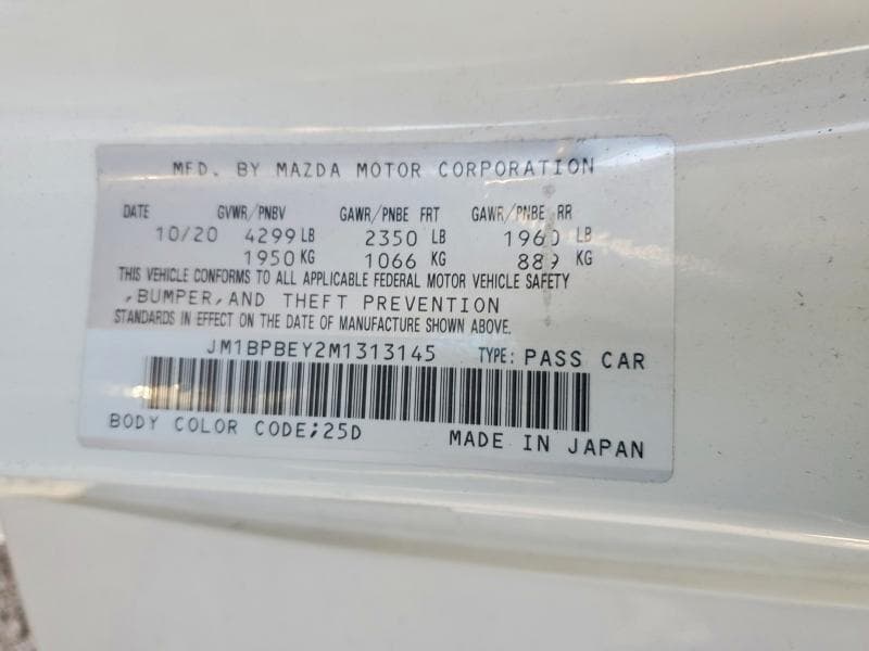 2021 MAZDA 3 PREMIUM PLUS 12