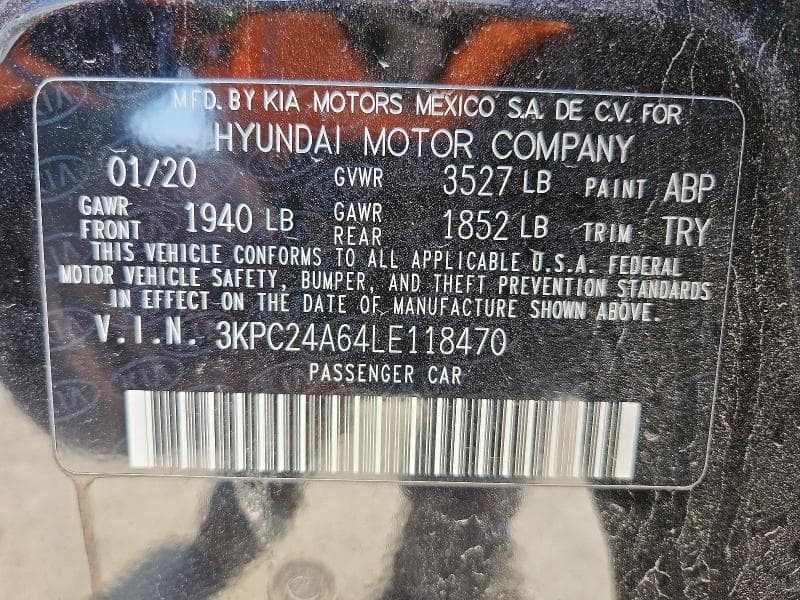 2020 HYUNDAI ACCENT SE 12