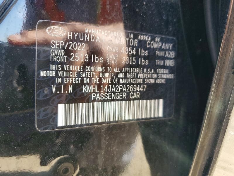 2023 HYUNDAI SONATA SEL 12