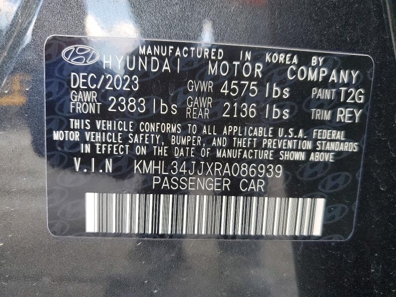 2024 HYUNDAI SONATA HYBRID SEL 12