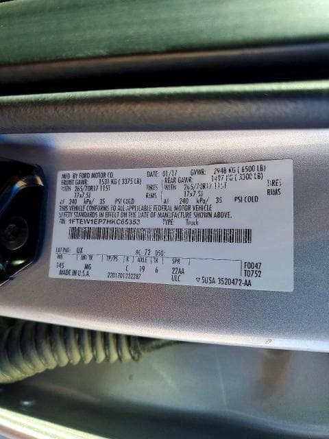 2017 FORD F150 SUPERCREW 13