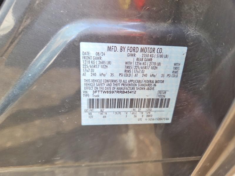 2024 FORD MAVERICK LARIAT 12