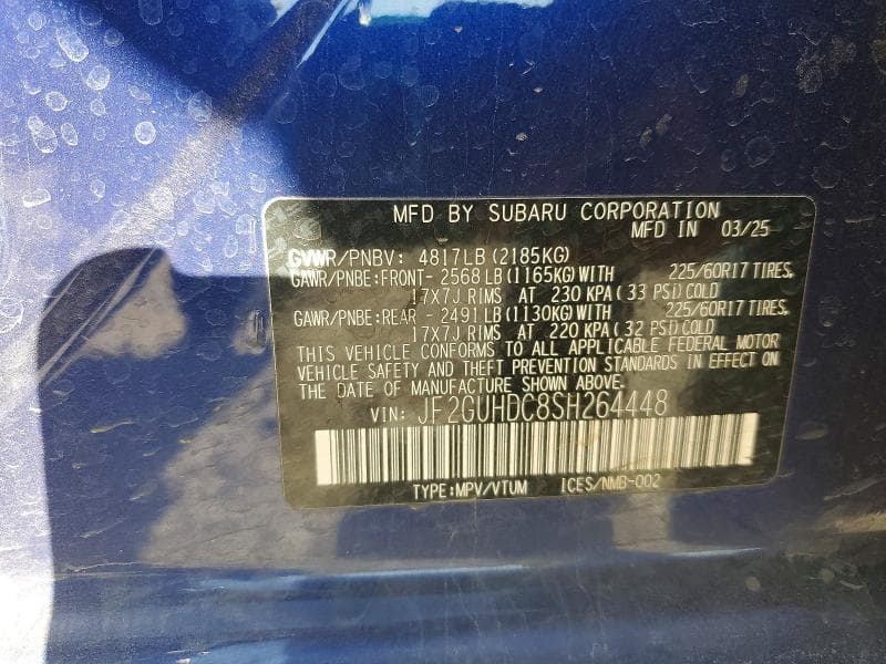 2025 SUBARU CROSSTREK PREMIUM 12