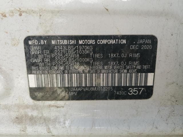2021 MITSUBISHI OUTLANDER SPORT SE 13