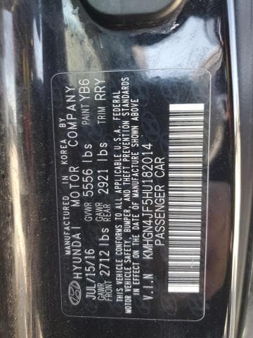 2017 HYUNDAI G80 ULTIMAT ULTIMATE 12