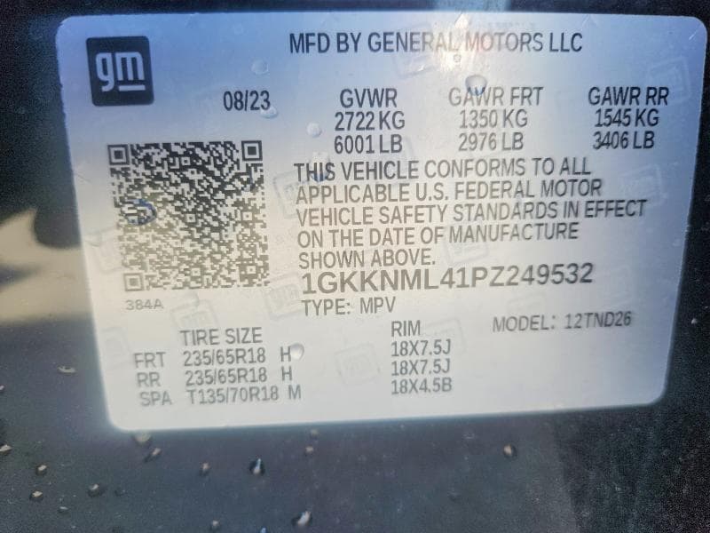 2023 GMC ACADIA SLT 13