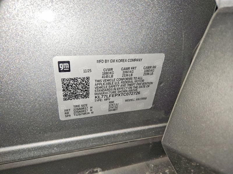 2026 CHEVROLET TRAX LS 12