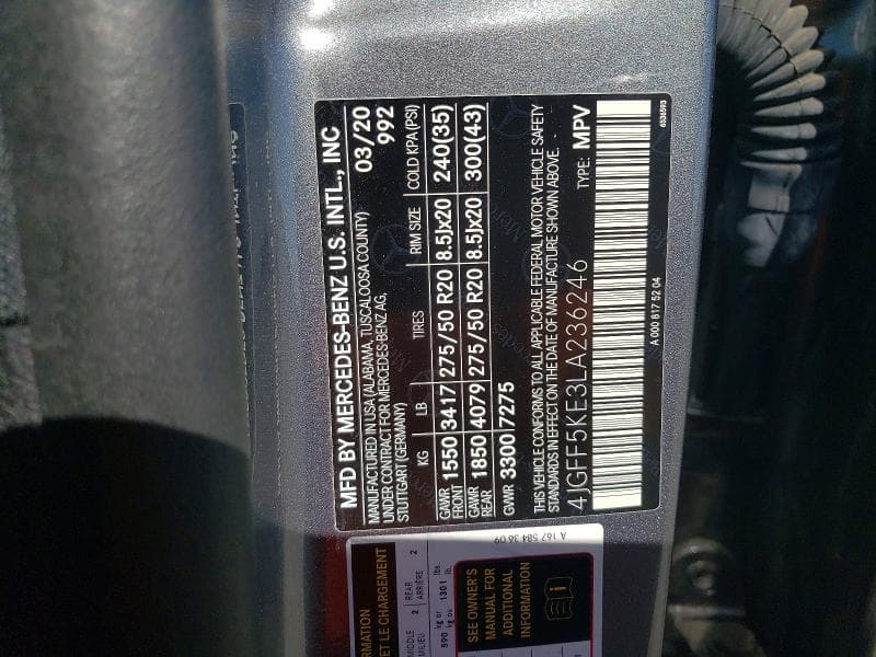 2020 MERCEDES-BENZ GLS 450 4MATIC 13