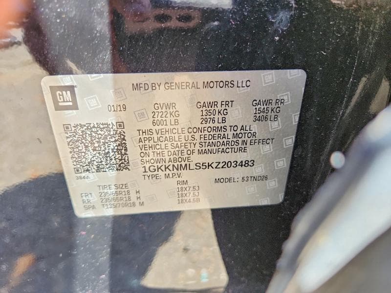 2019 GMC ACADIA SLT-1 13