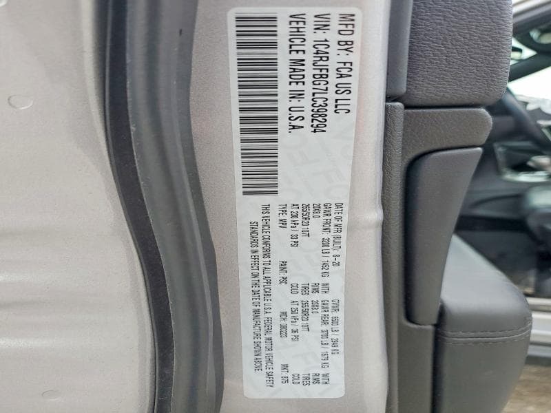 2020 JEEP GRAND CHEROKEE LIMITED 13