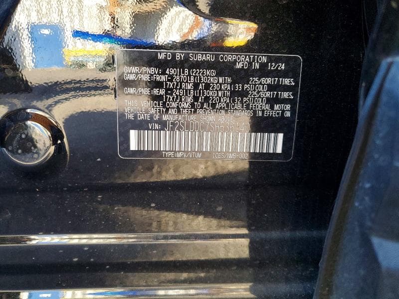 2025 SUBARU FORESTER PREMIUM 12