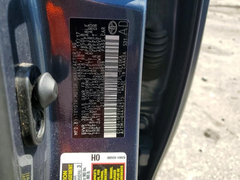 2018 TOYOTA COROLLA SE 12