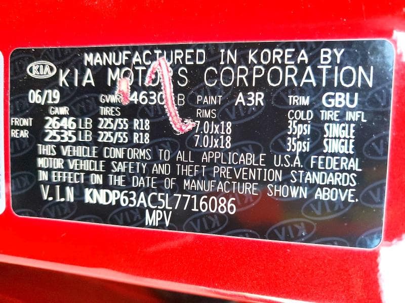 2020 KIA SPORTAGE S 12