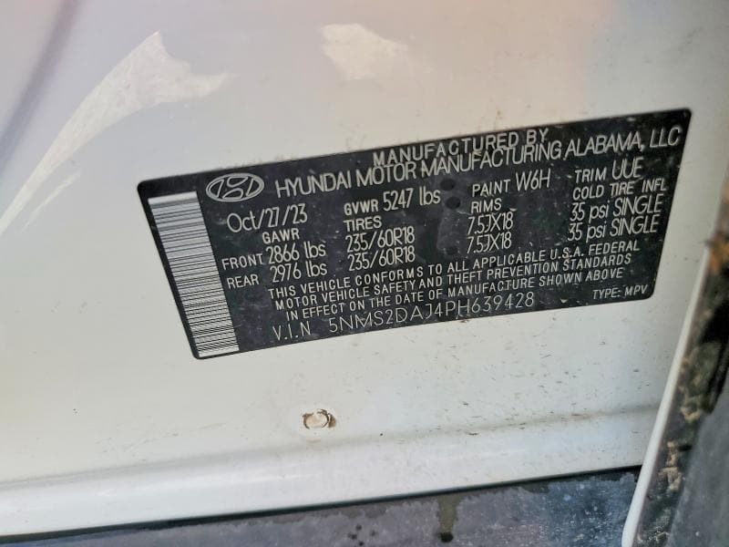 2023 HYUNDAI SANTA FE SEL 12