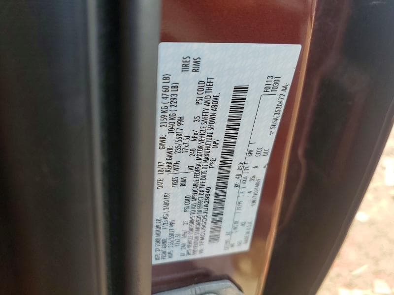 2018 FORD ESCAPE SE 13