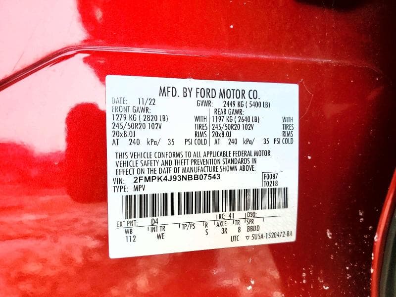2022 FORD EDGE SEL 13