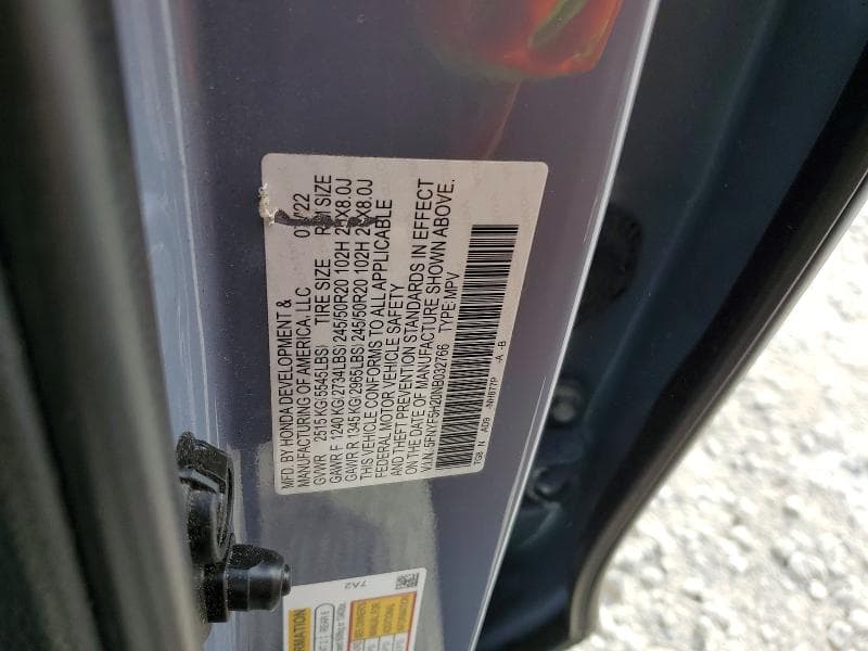 2022 HONDA PILOT SE 13