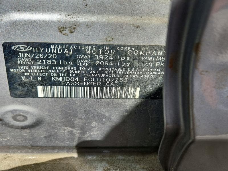 2020 HYUNDAI ELANTRA SEL 12